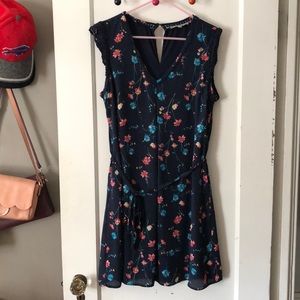 Floral dress-work once